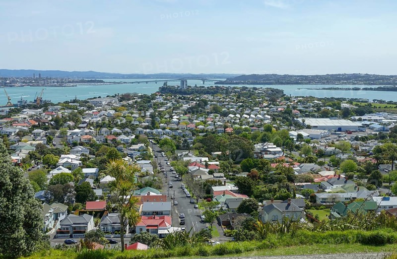 Scenery around Devonport, a harbourside suburb of Auckland in New Zealand