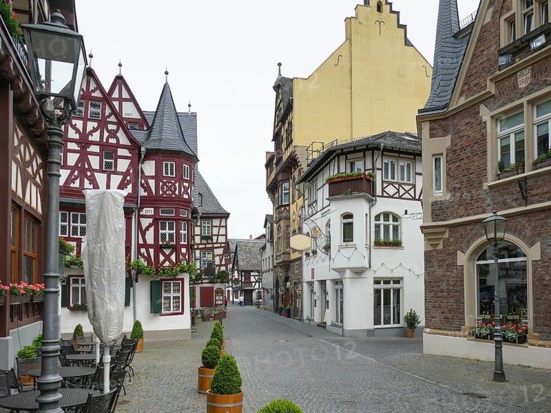 Impression of Bacharach at the Middle Rhine in Germany