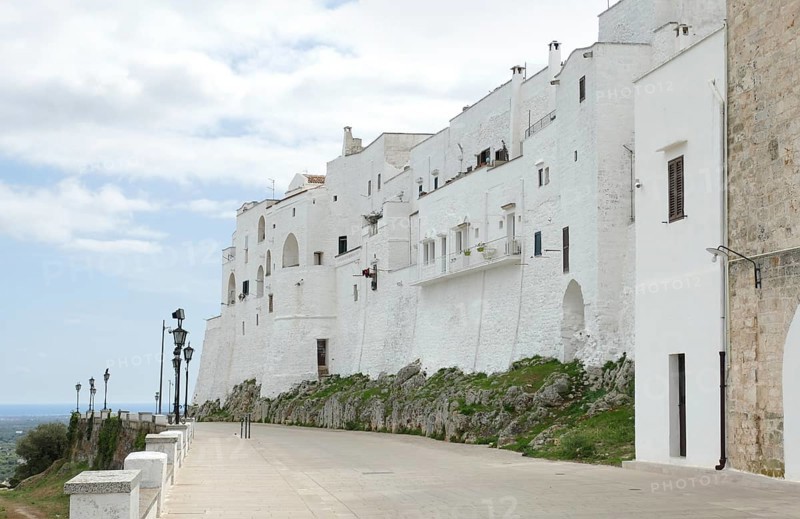 Impression of Ostuni, a city in Apulia, Italy