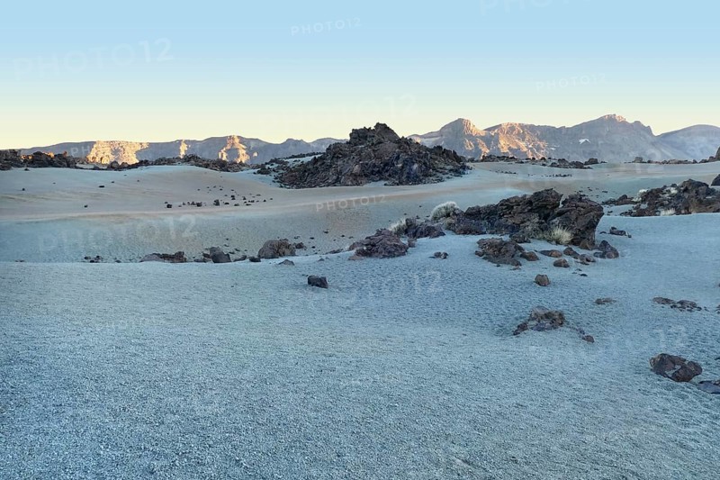 Evening scenery around the Teide National Park at Tenerife, Canary Islands, Spain