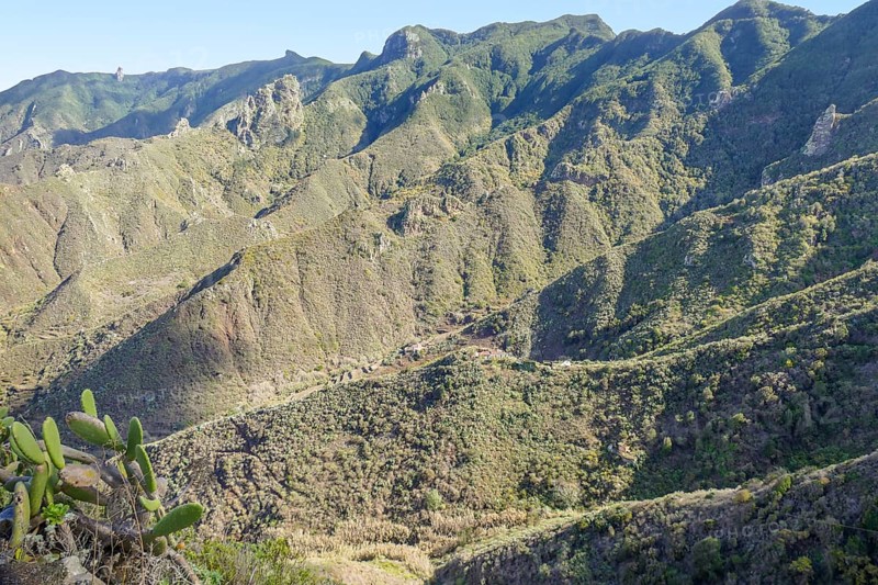 Impression around a mountain range named Macizo de Anaga at the island Tenerife in the Canary Islands