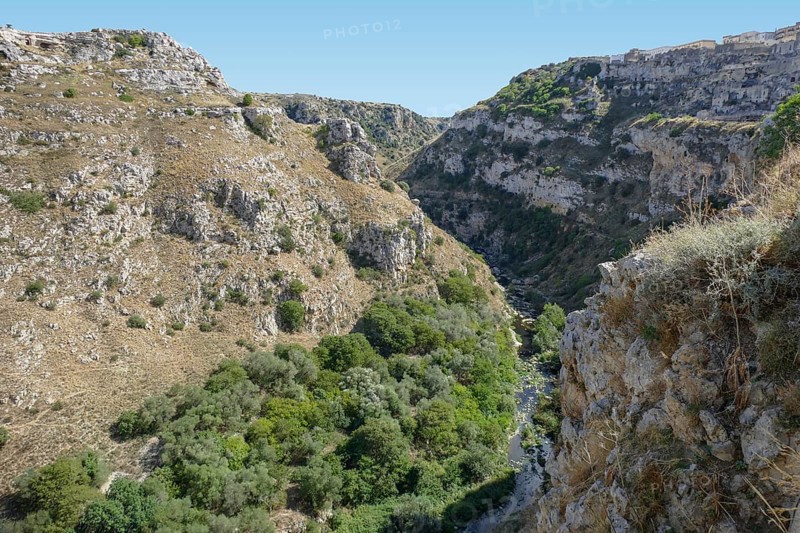 Impression around Matera in the region of Basilicata in Southern Italy