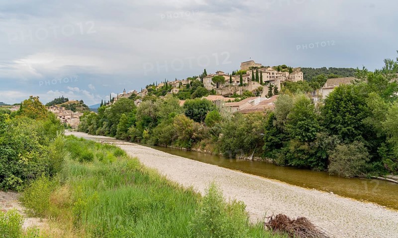 Scenery around Vaison-la-Romaine, a town in the Vaucluse department in the Provence region in southeastern France