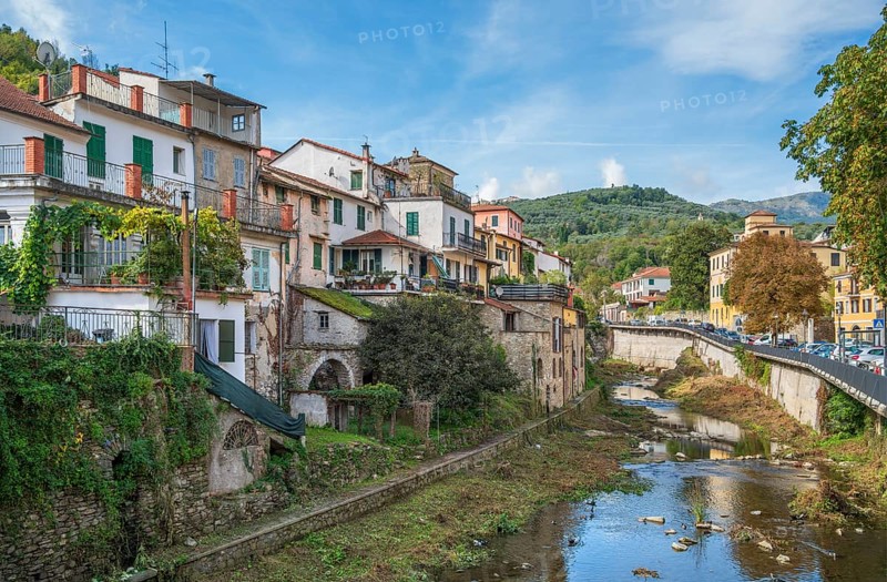 Impression of Borgomaro, a comune in the Province of Imperia in the Italian region Liguria