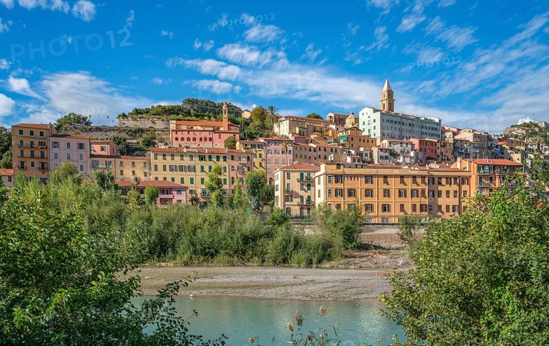 Impression of Ventimiglia, a resort town in the province of Imperia, Liguria, northern Italy