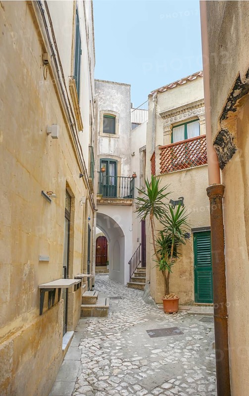 Idyllic scenery in Otranto, a town in Apulia, Southern Italy
