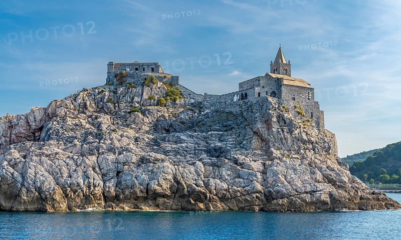 San Pietro in Porto Venere, a town at a coastal area in the province of La Spezia in Liguria, located in the northwest of Italy