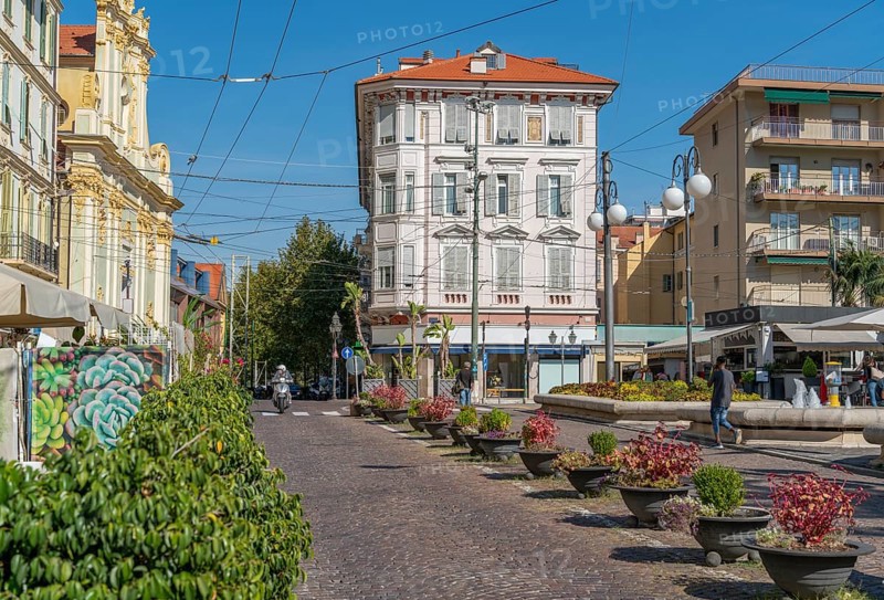 Impression around Sanremo, a city and comune on the mediterranean coast of Liguria in northwestern Italy