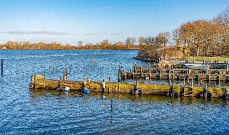 Scenery around Maasholm, a municipality in Schleswig-Holstein, Northern Germany