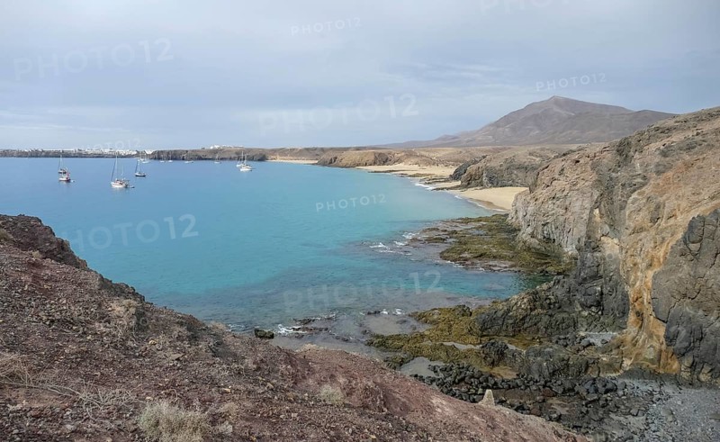 Costa de Papagayo beaches at Lanzarote, a spanish island and part of the Canary Islands