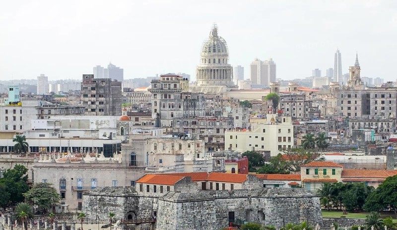 Aerial view of Havana, the capital city of Cuba