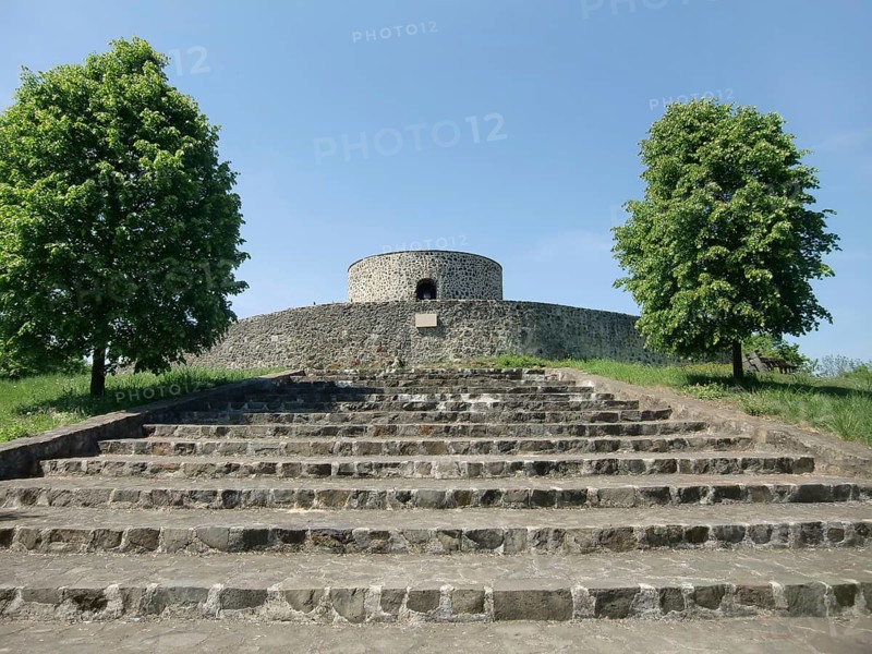 Burg Heiligenberg (Hesse, Germany) in sunny ambiance