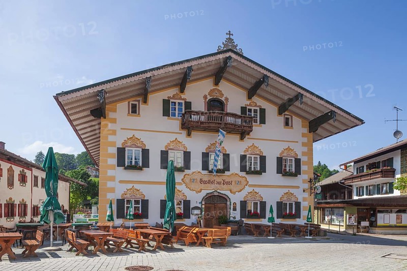 Gasthof Hotel Zur Post, Törwang, Samerberg, Chiemgau, Upper Bavaria, Bavaria, Germany