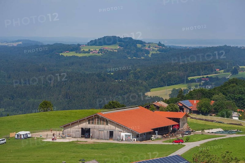 Camping Aussiedlerhof am Samerberg, Chiemgau, Upper Bavaria, Bavaria, Germany