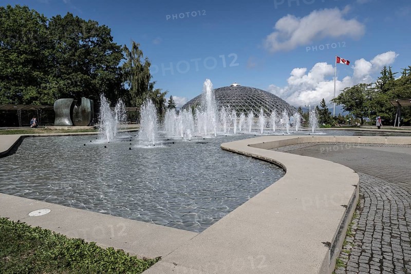 Fountains in Queen Elizabeth Park, Vancouver, Canada