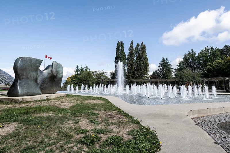 Fountains in Queen Elizabeth Park, Vancouver, Canada