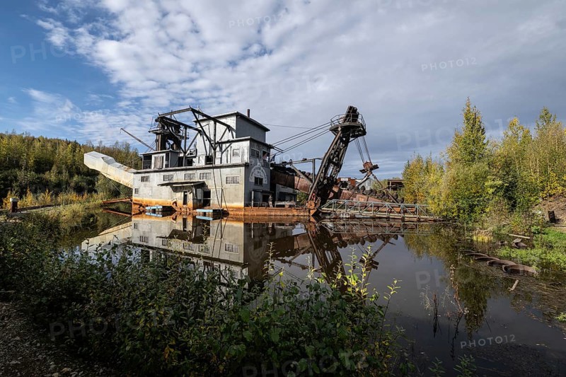 Old gold mine, Fairbanks, Alaska, USA