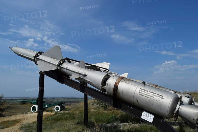 Air defense missiles. Museum of weapons and equipment. Taman, Krasnodar Krai, Russia