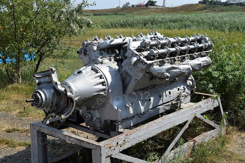 The engine of the boat. Taman, Krasnodar Krai, Russia