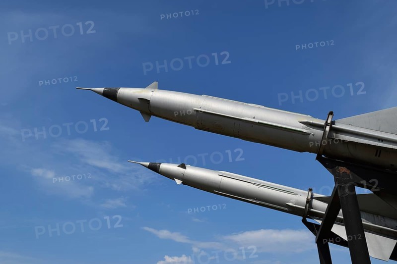 Air defense missiles. Museum of weapons and equipment. Taman, Krasnodar Krai, Russia