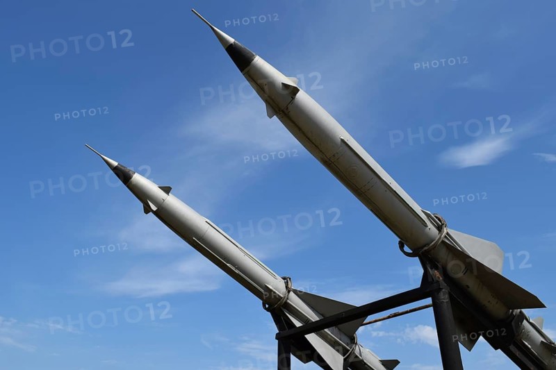 Air defense missiles. Museum of weapons and equipment. Taman, Krasnodar Krai, Russia
