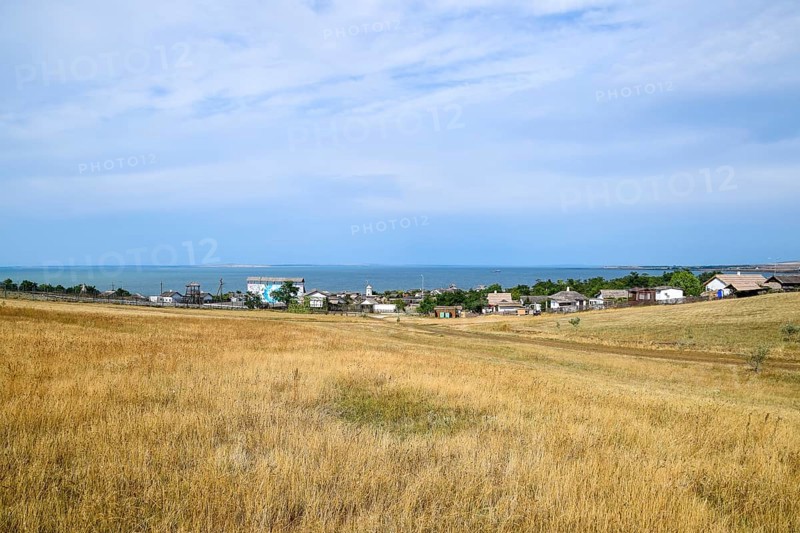 The landscape at the Cossack village, a museum Ataman. Taman, Krasnodar Krai, Russia