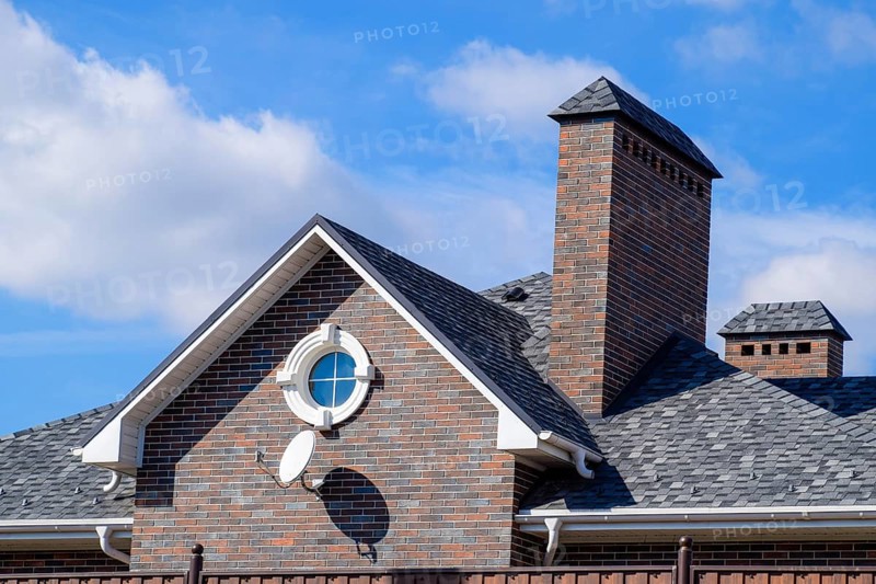 Asphalt shingle. Atyrau, Kazakhstan