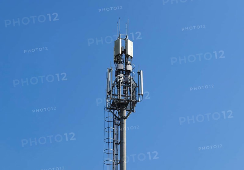 The tower cell tower with transponders. Atyrau, Kazakhstan