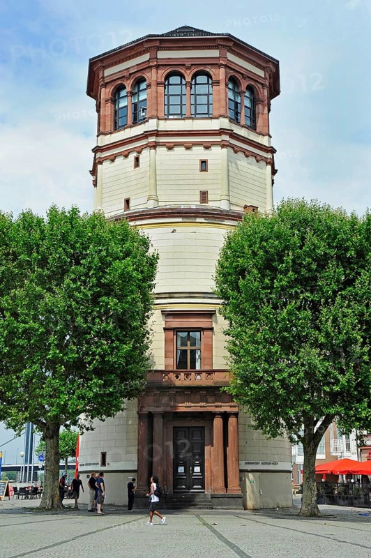 Castle tower on Burgplatz, Old Town, Düsseldorf, Rhineland, North Rhine-Westphalia, North Rhine-Westphalia, Germany