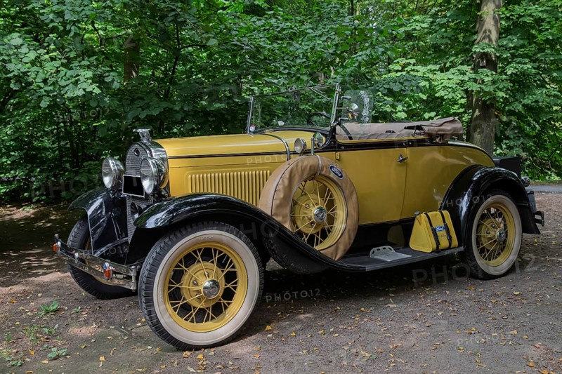 Vintage car model Ford A Roadster, North Rhine-Westphalia, Germany
