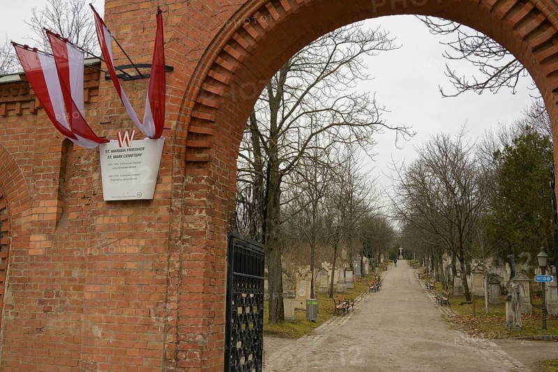 St Marx Cemetery, exterior view, Vienna