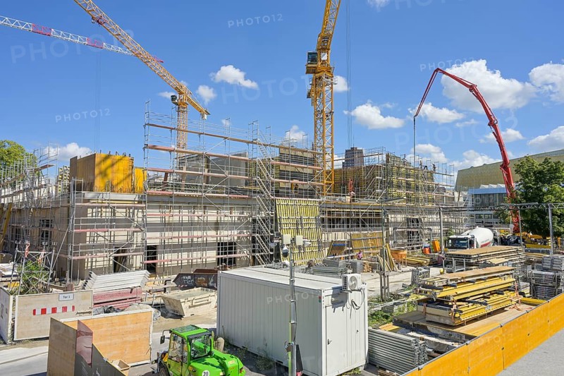 Construction site, civil engineering, Museum of the 20th century - berlin modern, Potsdamer Straße, Kulturforum, Mitte, Berlin, Germany