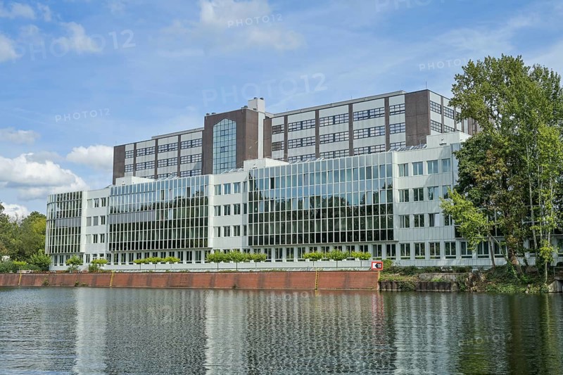 Office building, Borsighafen, Tegel, Reinickendorf, Berlin, Germany