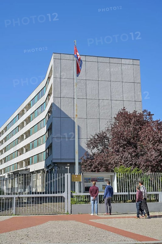 Embassy of the Democratic People's Republic of Korea, North Korea, Glinkastraße, Mitte, Berlin, Germany