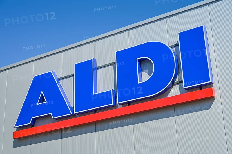 Logo Aldi Nord supermarket, Berlin, Germany