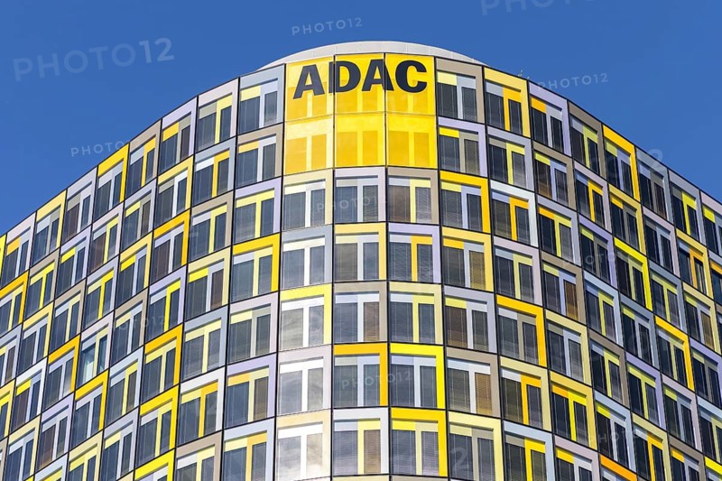 ADAC headquarters modern architecture building in Munich, Germany