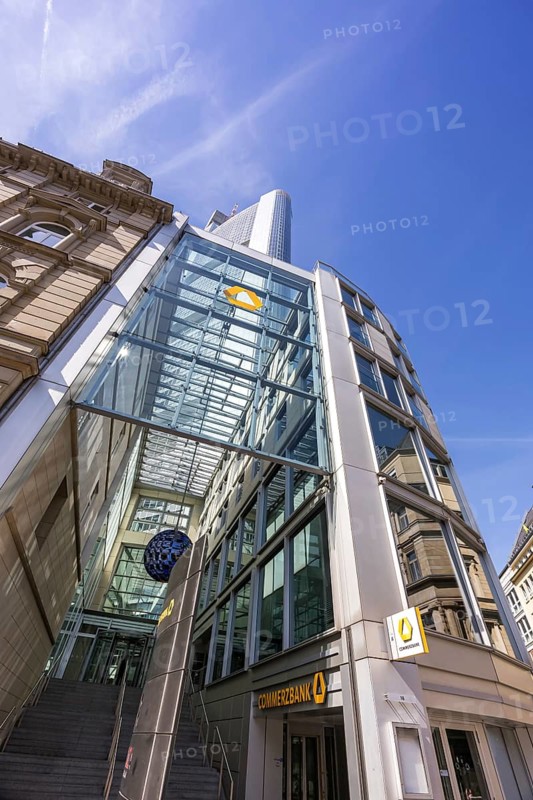 Commerzbank Head Office Frankfurt in the Commerzbank Tower Germany's tallest skyscraper in Frankfurt am Main, Germany