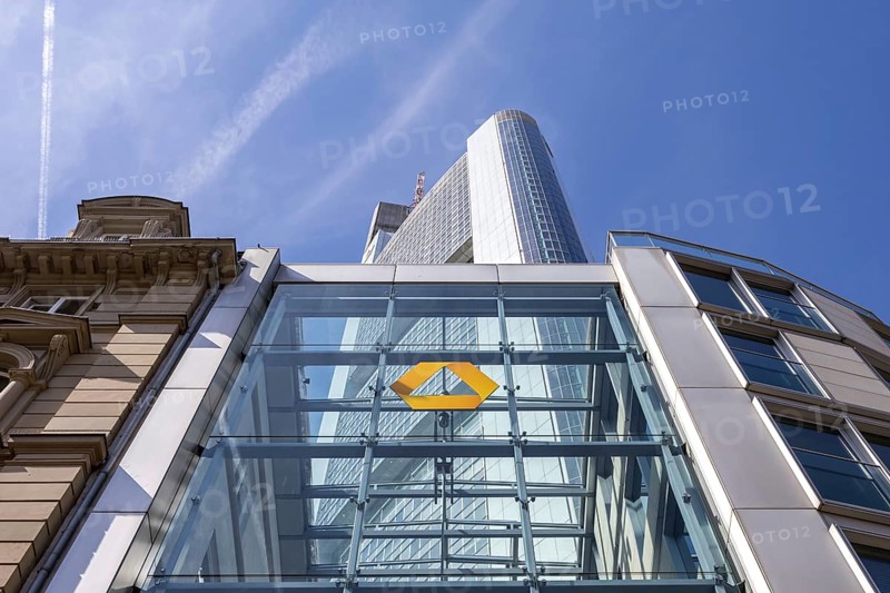 Commerzbank Head Office Frankfurt in the Commerzbank Tower Germany's tallest skyscraper in Frankfurt am Main, Germany