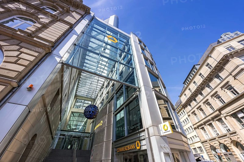 Commerzbank Head Office Frankfurt in the Commerzbank Tower Germany's tallest skyscraper in Frankfurt am Main, Germany