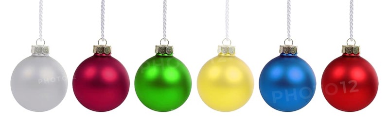 Christmas baubles Christmas decoration baubles ball cut-outs in Stuttgart, Germany