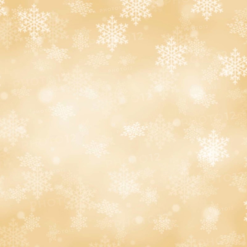 Christmas background golden Christmas background card Christmas card with text free space Copyspace and snow in winter snowflakes square in Stuttgart, Germany