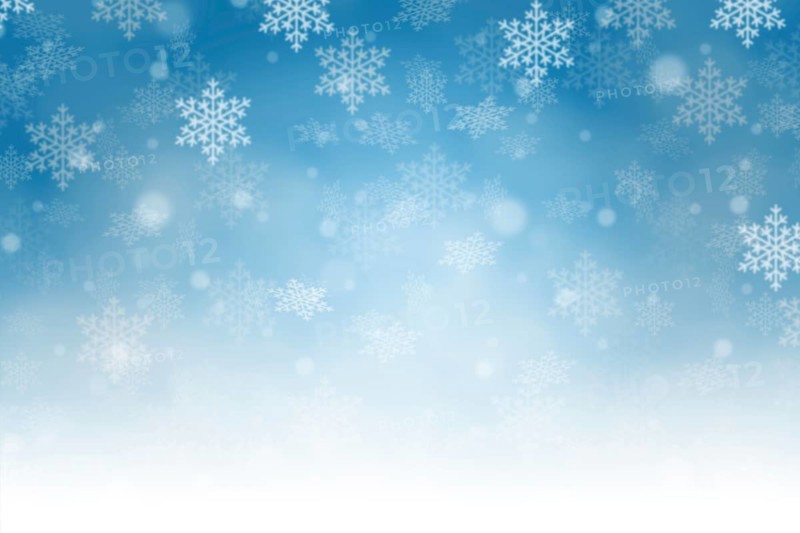 Christmas background blue Christmas background card Christmas card with text free space Copyspace and snow in winter in Stuttgart, Germany