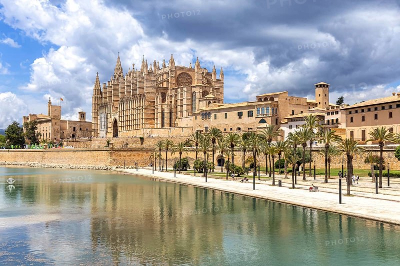 Cathedral Church Catedral de Palma de Majorca La Seu in Palma de Majorca, Spain