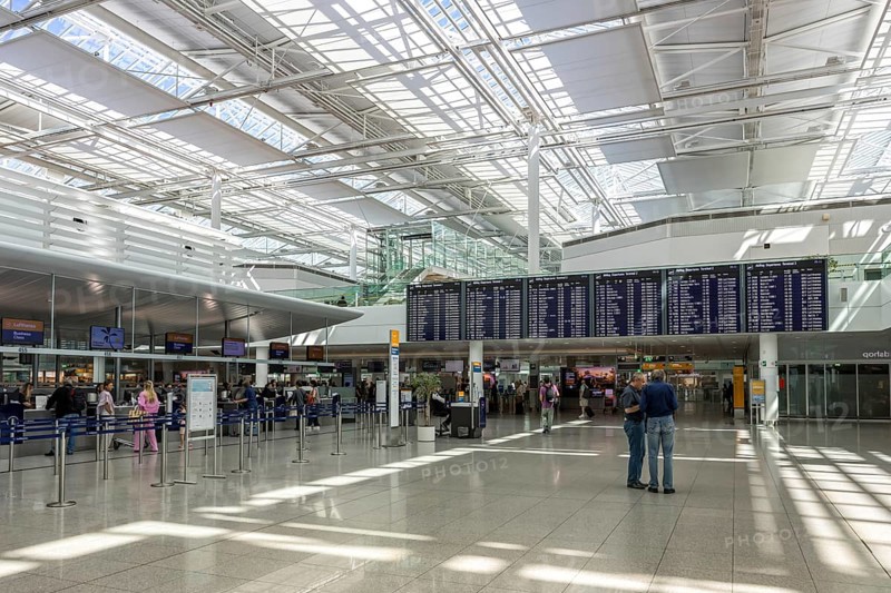 Lufthansa Terminal 2 at Munich Airport, Germany