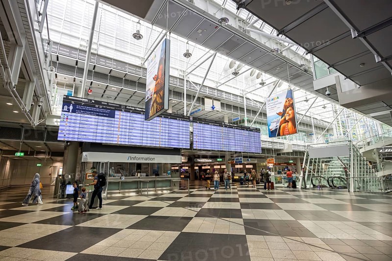Terminal at Munich Airport, Germany