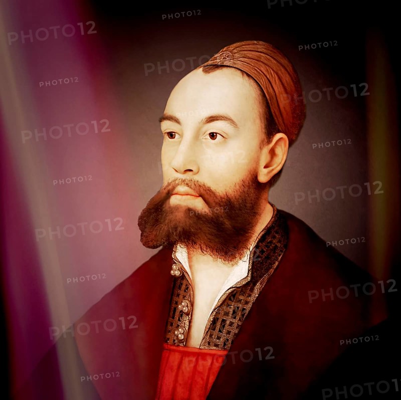 Anton Fugger, 1493 – 1560, German merchant, banker, and member of the Fugger family, digitally edited according to a painting by Johannes Maler zu Schwaz