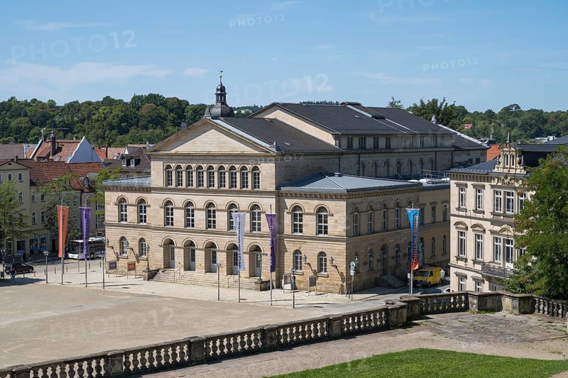 State Theatre, Schlossplatz, Coburg, Upper Franconia, Franconia, Bavaria, Germany