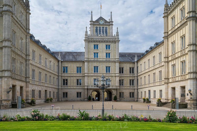 Ehrenburg Castle, Coburg, Upper Franconia, Franconia, Bavaria, Germany