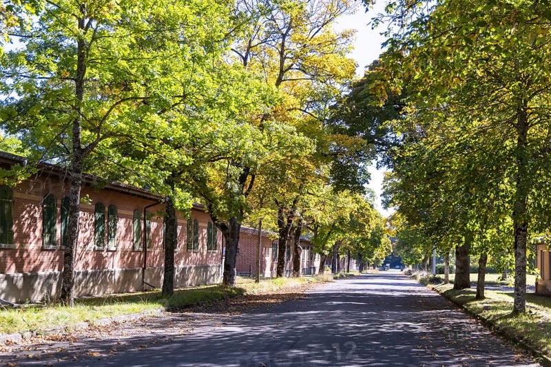 The Old Camp in Münsingen has been a listed building since 1996 and is a former military centre from the German Empire. In 2015, the Old Camp with its 140 historic buildings was privatised and is now operated and managed by the Albgut company. Swabian Alb, Münsingen, Baden-Württemberg, Germany