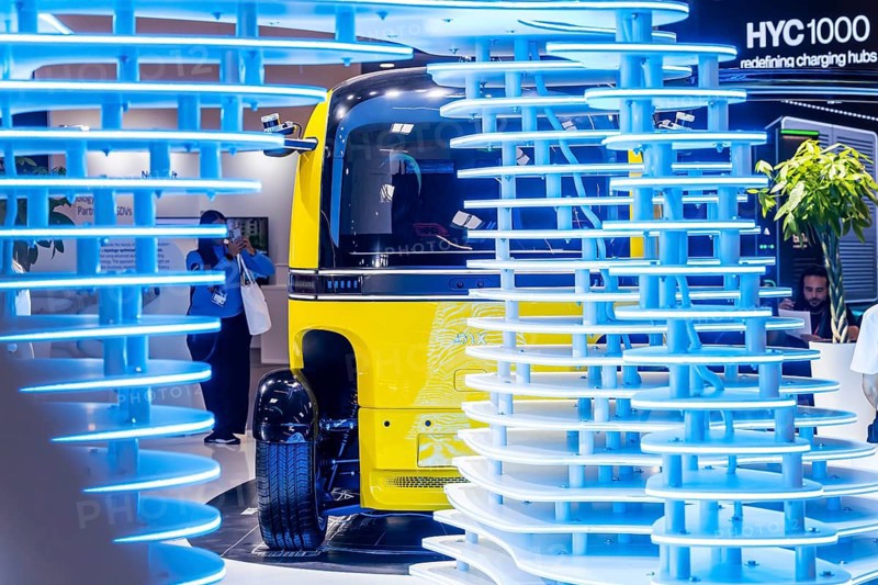 Beastie Mini from the Chinese company PIX Moving. The compact electric vehicle has a one-piece 3D-printed unibody chassis. IAA MOBILITY in Munich. The motor show presents itself as a holistic mobility trade fair. Cars continue to take centre stage, however, with Chinese manufacturers gaining ground. Munich, Bavaria, Germany
